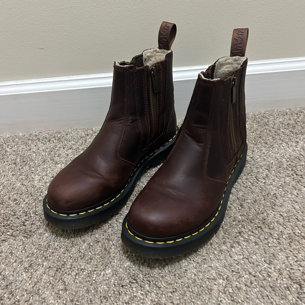 Dr. Martens 2976 Brown Leather Boots
